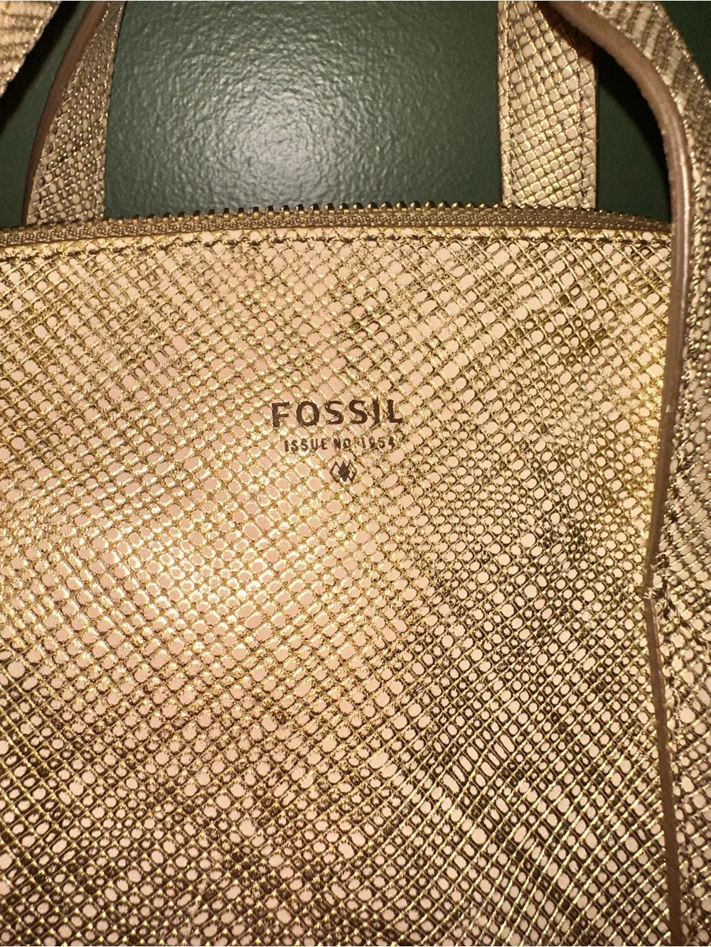 Fossil material genuine